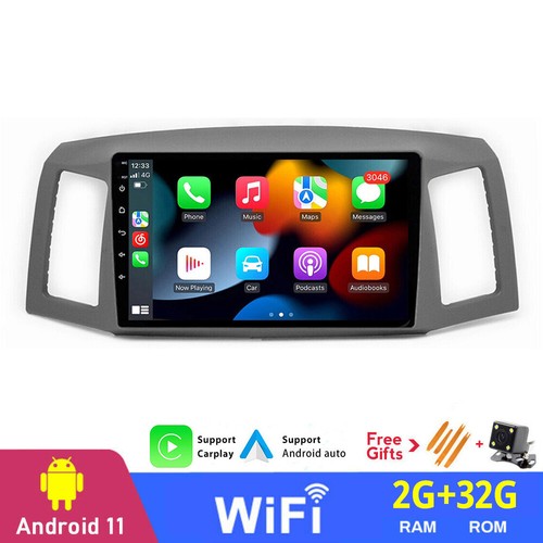 For 2004-2007 Jeep Grand Cherokee 10.1" Android 11 Car Stereo Radio Carplay WiFi - Foto 16 di 18