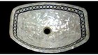 24"X15'' Marble Bathroom kitchen Washbasin Stone Sink Inlay with mop y4