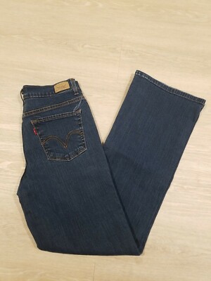 WOMENS LEVIS 512 PERFECTLY SLIMMING BOOTCUT JEANS SIZE 10x31 (10M) #6181