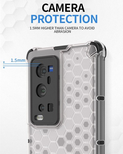 Clear Honey Comb Phone Case For Vivo Y77 X70 X90 X80 X50 Y73 Y21 Y55 Y75 - 第 7/17 張圖片