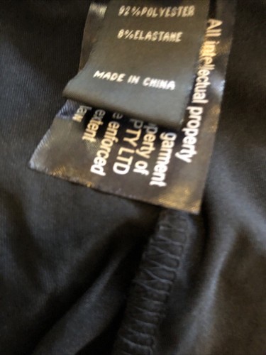 Ts Taking Shape Size L Black Stretch Leggings With Laser Cuts At Ankle - Picture 4 of 6