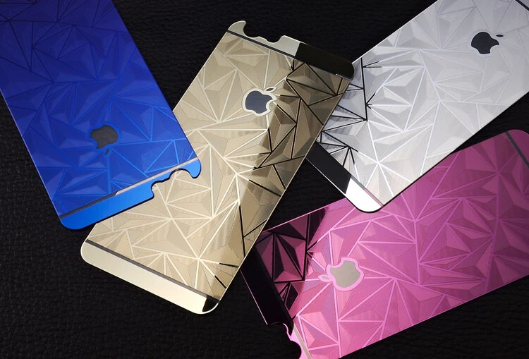 Protector de pantalla HD de vidrio templado cuerpo completo placa frontal y trasera iPhone 6s iPhone 6 Foto 2 de 4