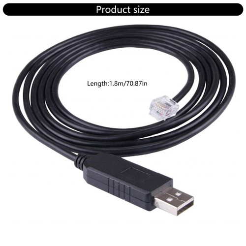 USB to RJ12 RS232 Adapter Cord Virtual Serial Data Cable High Compatibility - Picture 8 of 8