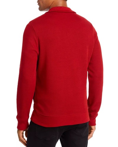 Pull Lacoste Interlock demi-fermeture éclair classique en coton - Photo 16 sur 17