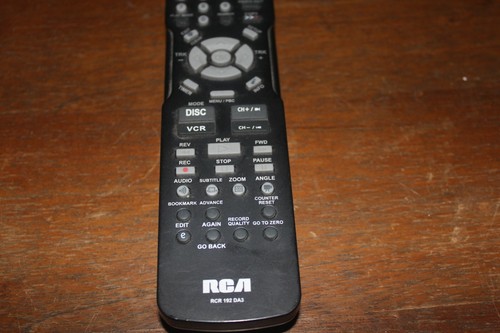 Combo reproductor de DVD/VCR original RCA RCR192DA3 control remoto - Imagen 8 de 9