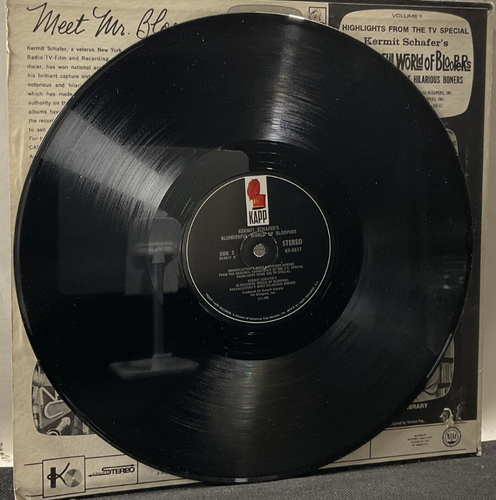 A36 Kermit Schafer: Blunderful World of Bloopers, 1970 Kapp KS 3617 - Comedy LP - Picture 3 of 4