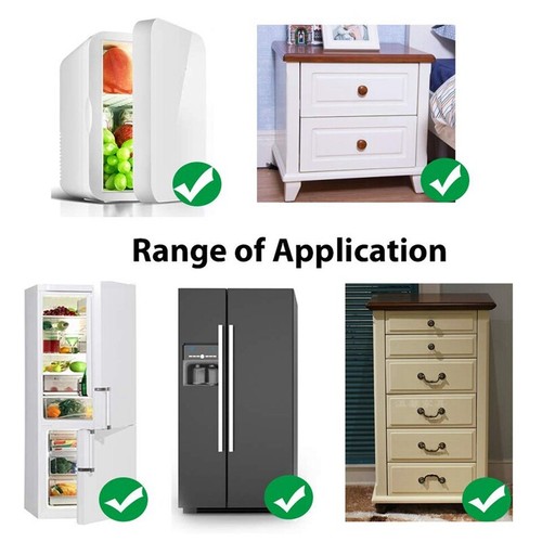 Fridge Lock,Refrigerator Locks,Freezer Lock with Key for Child Safety,Locks to L - Picture 4 of 8