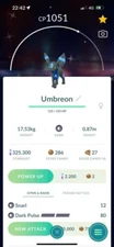 Shiny Umbreon Night Scraf | Tr-de 20k stardust