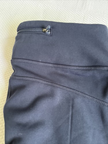 ATHLETA Women’s Navy Blue Gray Side Fleece Leggings Medium - Picture 8 of 11