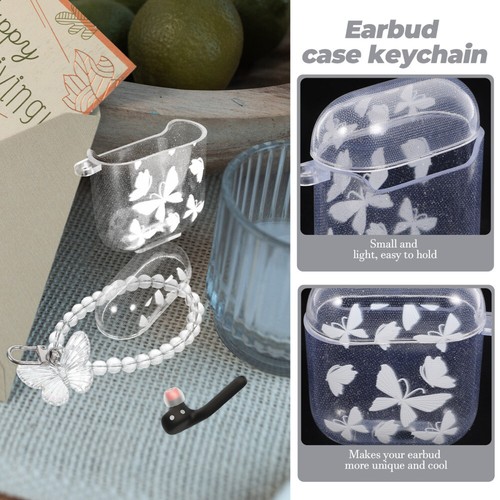 Earbud Case Portable Earbud Carrying Case Wristlet Earphone Shell Compatible - 第 5/12 張圖片