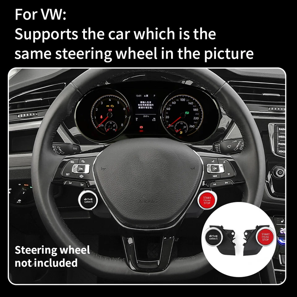 Start Stop Schalter Engine Startknopf Keyless Für VW GOLF 7 7.5 GTI R Touron X - Bild 2 von 4