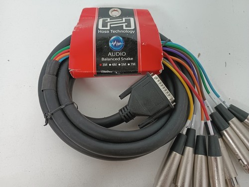 Serpiente equilibrada de audio Hosa Technology DTF-803 25A-XLR3F 3 M (9,9 pies) - Imagen 2 de 11