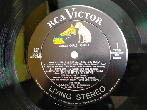 Elvis Presley  Girls Girls Girls       RARE LP RECORD  USA Ex - Picture 3 of 4