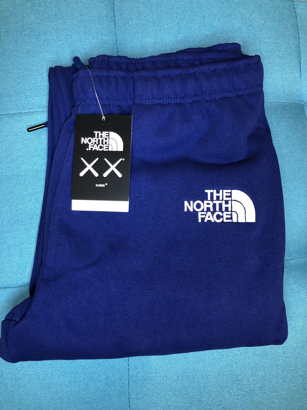 The North Face x KAWS Sweatpant Bolt Blue Medium Brand New!