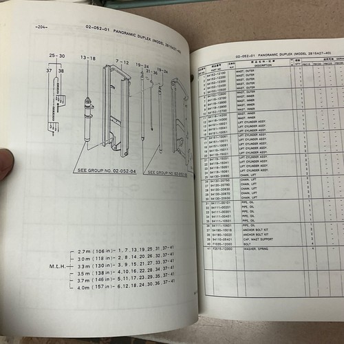 Mitsubishi FBC15 FBC20 FBC25 FBC30 PARTS MANUAL BOOK CATALOG LIST FORKLIFT TRUCK - Picture 4 of 4