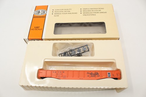 HO Con-Cor 01-009012 54' Mill Góndola Rio Grande D&RGW 55524 Kit | Zustand: Used