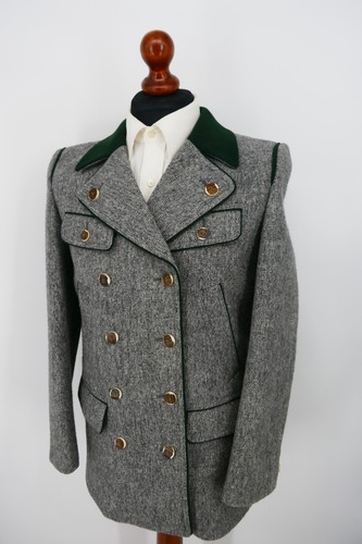 H.Moser Schladminger Damen Trachten Mantel Gr.34 Schurwolle Grau absolut Top - Bild 3 von 9