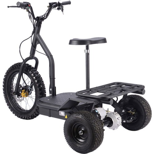 MotoTec 48V 1200W Electric Trike – Powerful Three-Wheel Scooter for All Terrains - Picture 5 of 9