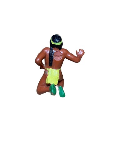 Figura de plástico valiente indio oso rápido de los guerreros del mundo de Marx - Imagen 3 de 6