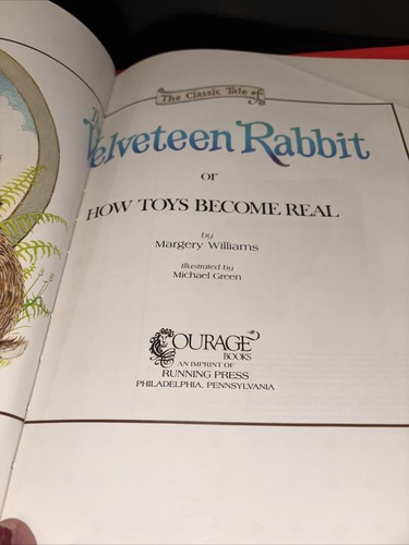 The Classic Tale Of The Velveteen Rabbit By Margery Williams 1984 Hardcover - Foto 3 di 6