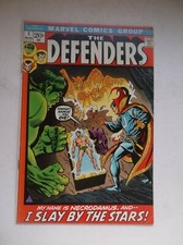 MARVEL: DEFENDERS #1, 1ST NECRODAMUS APPEARANCE, 1ST SERIES, 1972, FN/VF (7.0)!!