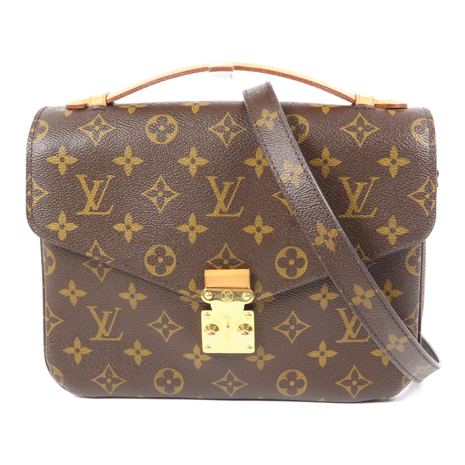 LOUIS VUITTON（LV） Pochette Louis Vuitton LV GHW Metis MM 2 vie borsa M44875 monogramma marrone