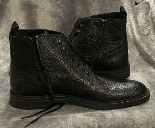 Botas HUGO BOSS, Talla UE 44 / Reino Unido 10 / EE. UU. 11, Hechas en Portugal, Negras - Imagen 8 de 8