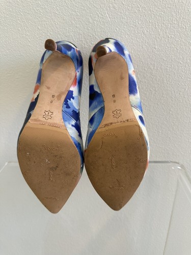 Loeffler Randall Ink Floral Watercolor Pumps - Womens Size 8 - Picture 9 of 9