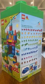 LEGO Duplo Giant Tower 10557 Building Blocks 200pc Box XXL Storage - Incomplete