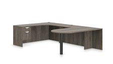 OTG Superior Laminate Series Artisan Grey AGL Peninsula Desk SL-E