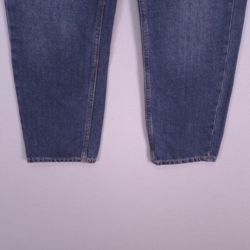 Old Navy Jeans Boys 12 24x23 Blue Slouchy Straight High Rise Denim - Picture 2 of 14