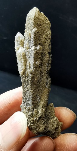 23g Rare Natural Smoky Green Backbone Quartz Crystal Cluster Specimen Mongolia - Picture 7 of 15