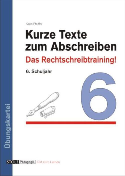 Thumbnail - Kurze Texte Zum Abschreiben | Karin Pfeiffer | Broschüre | 24 S. |