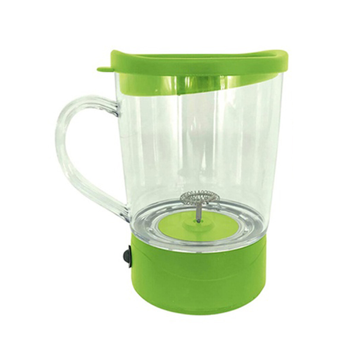 Leepesx Montalatte Elettrico Automatico Schiuma di Latte Creatore per caff/è a Prova di Proiettile Matcha Acciaio Inossidabile Frusta A Batteria Mini frullatore per Miscelatore