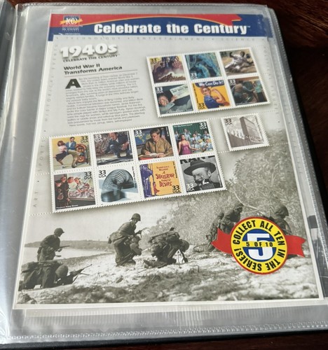 USPS Celebrate The Century Commemorative Stamp Collection 1900-1999 Full Set - Picture 7 of 14