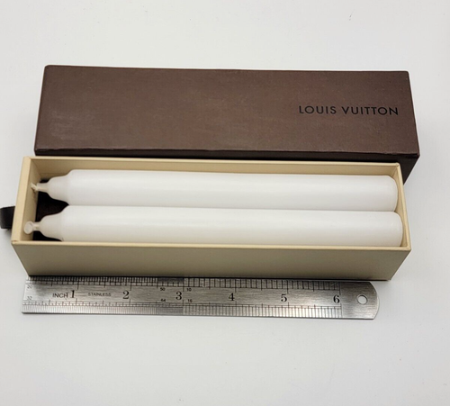 Authentic LOUIS VUITTON white Candles with Box - Picture 9 of 9