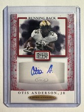 K294,170 - 2021 SAGE HIT Autographs Red #A143 Otis Anderson Jr Auto