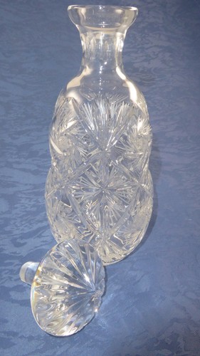 Nr.4229 Edinburgh Crystal Dekanter Whisky Glas Pressglas mit Glasverschluss - Picture 2 of 7