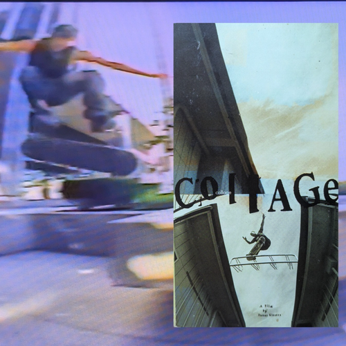 Collage Skateboarding Film (VHS 2001) Danny Minnick Tested w/ Case Protector - Imagen 1 de 17