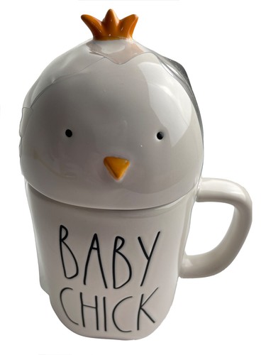 Baby Chick Easter Mug Topper Rae Dunn New Chicken White - Picture 3 of 6