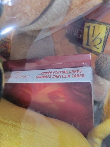 The Lion King Rare VHS Gift Basket Lot Platinum Edition & 1 1/2 plush pen puzzle - Foto 6 di 12