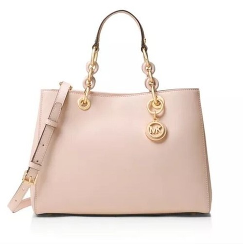 Cartera Michael Kors Cynthia Mediana de Cuero Saffiano con Correa para el Hombro - Imagen 1 de 16