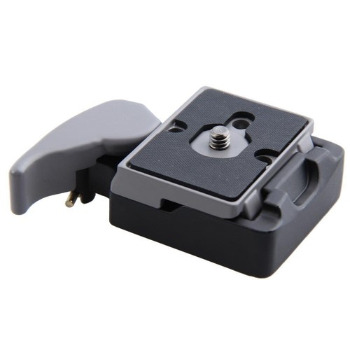 Adaptador de abrazadera de liberación rápida 2* + placa para trípode Manfrotto 200PL-14 323 RC2 Z8B8 - Imagen 6 de 13