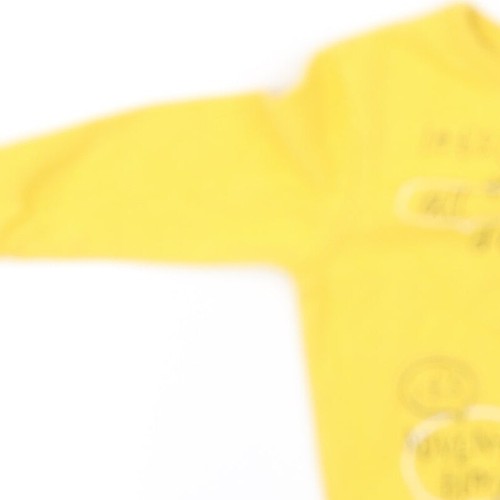 George Boys Yellow Crew Neck Cotton Blend Jumper Size 2 Years - Picture 11 of 12