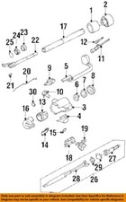 GM OEM 91-97 Astro Steering Column Steering Column Assembly-Cyl Keys 26052796