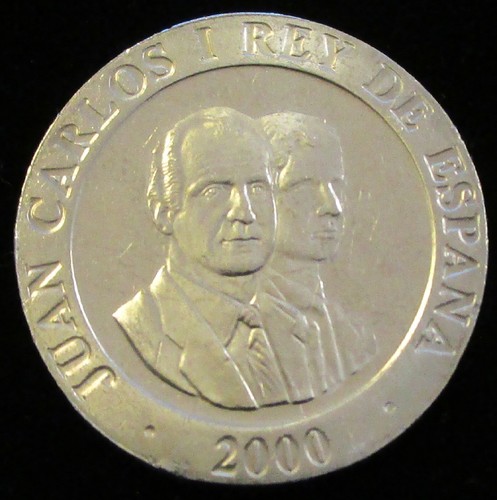 *GUTSE* J. CARLOS I-7, 200 PESETAS 2000, BRILLO ORIGINAL, SIN CIRCULAR. - Picture 1 of 2