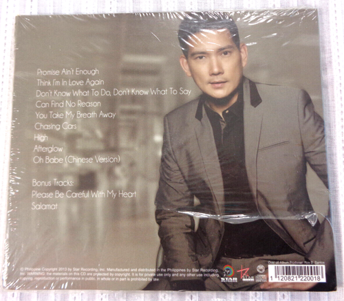 Richard Yap CD with Bonus Tracks - Philippines 2013 - Brand New! - Foto 2 di 2