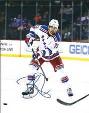 Autographed BRANDON PIRRI New York Rangers 8x10 Photo  - w/COA
