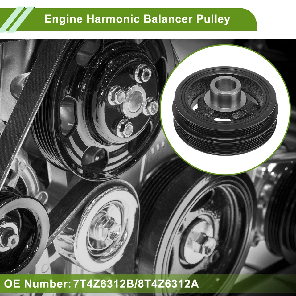 Engine Harmonic Balancer Crankshaft Pulley for Ford Explorer No.7T4Z6312B Foto 2 de 4