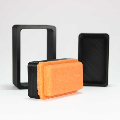 RECTANGLE Bath Bomb Mold, DIY original BathBombs Set 3D Printed Kit - Picture 3 of 6